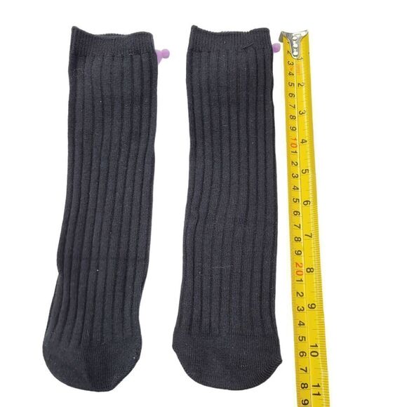 2/$20 Brand New Black/Purple Kuromi Socks Kids 6-10 Yrs - Picture 6 of 6